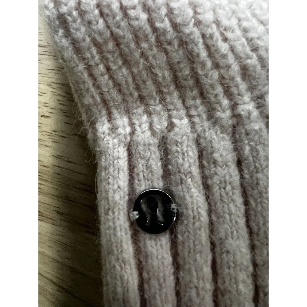 new Lululemon Alpaca Wool-Blend women's Mittens pink size medium large